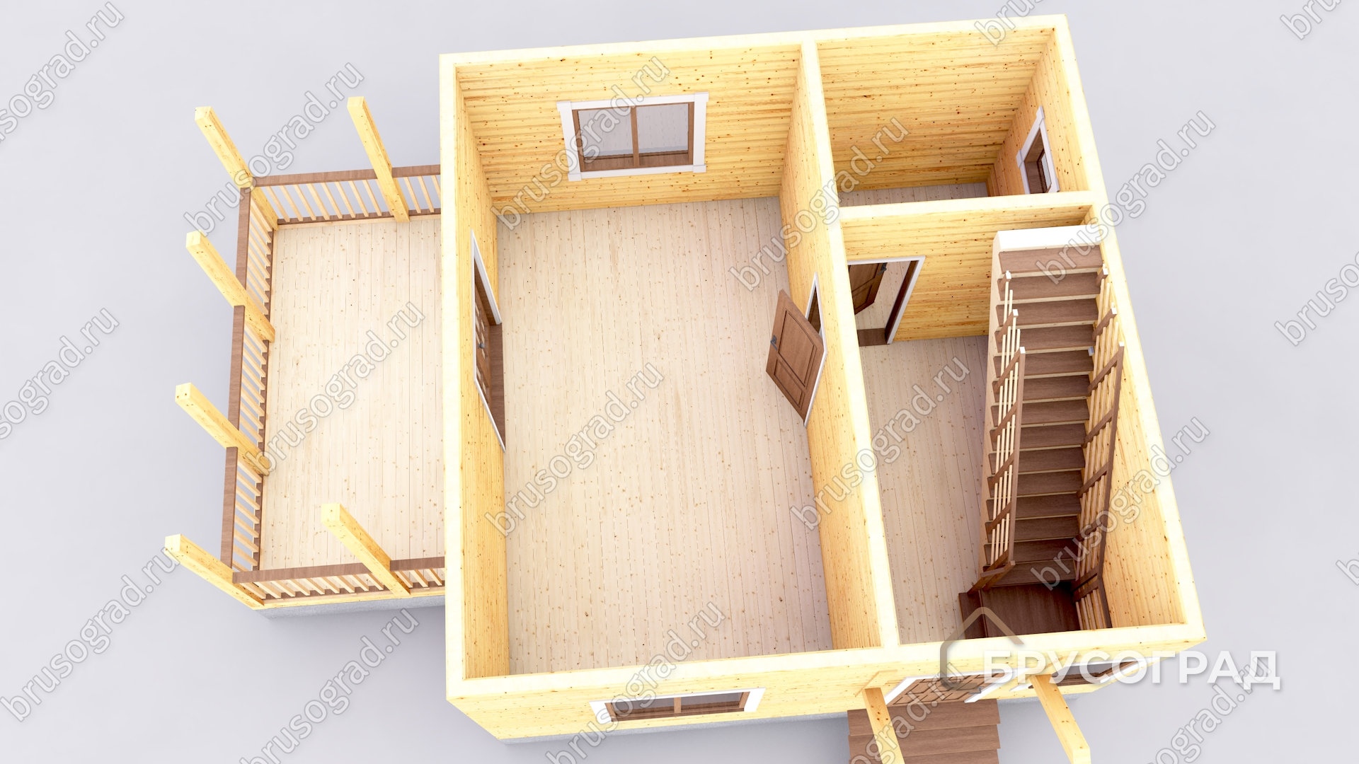 3д план проект П-7