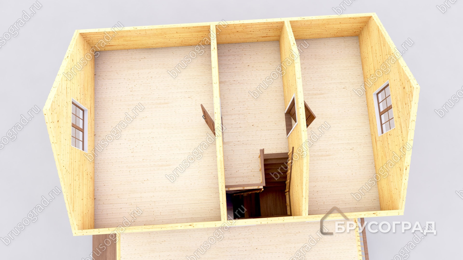 3д план проект П-70