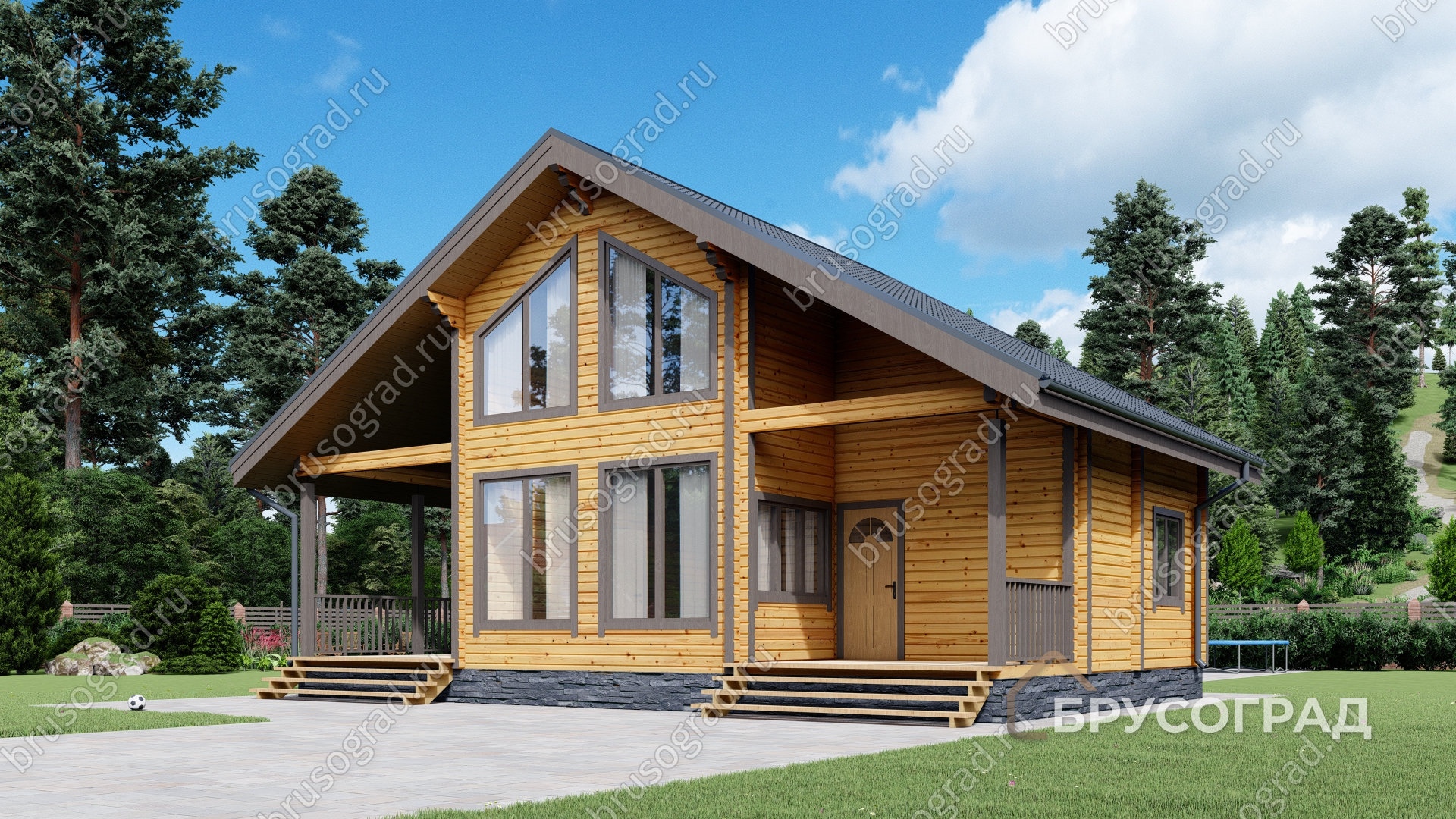 Главный вид проект П-74