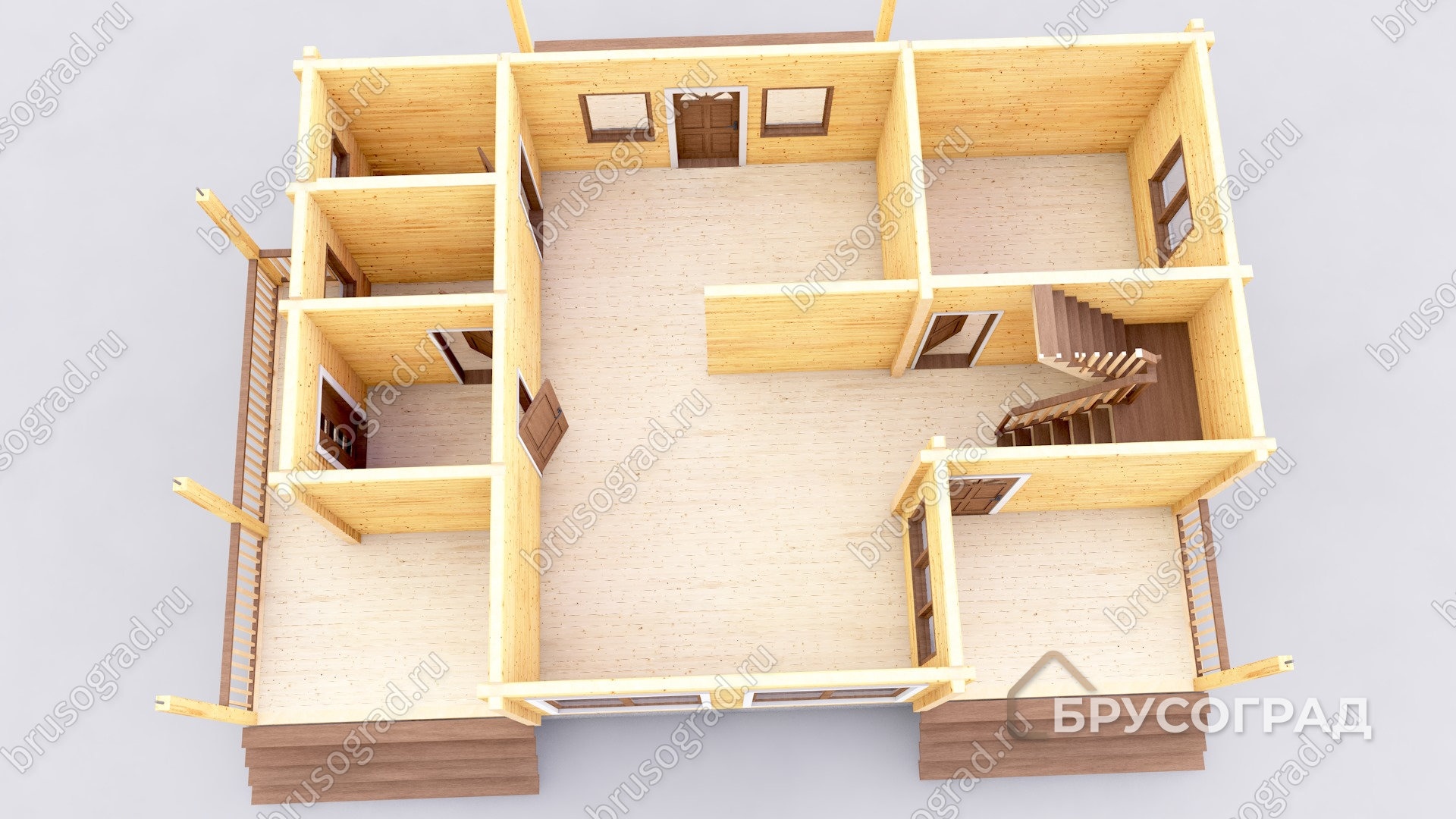 3д план проект П-74