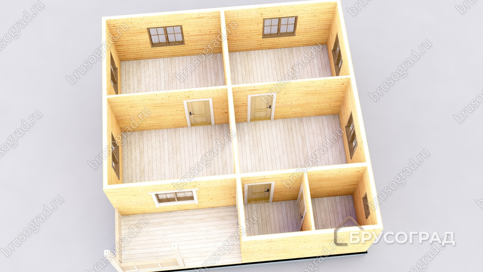 3д план проект П-8