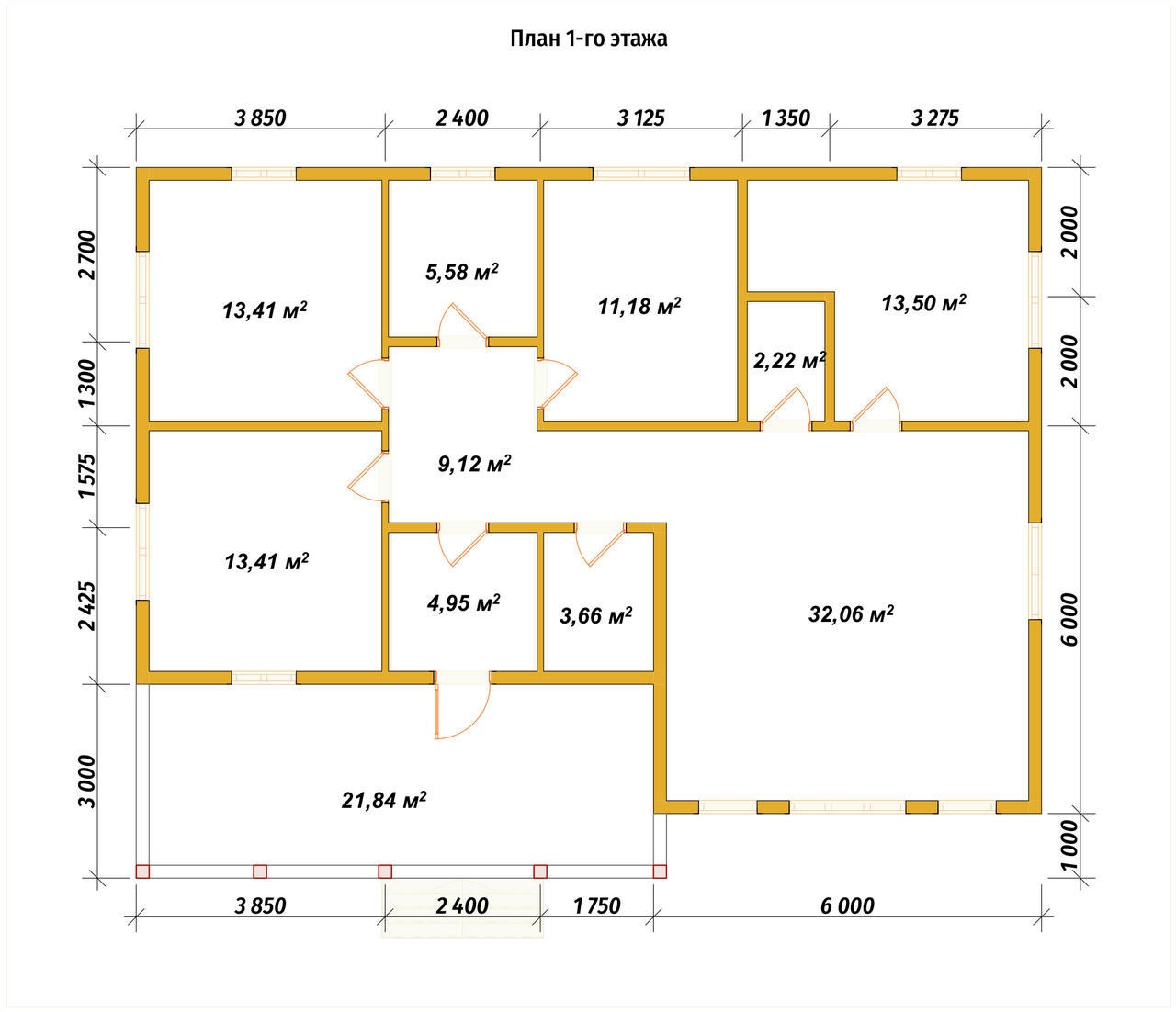План первого этажа проекта П-94