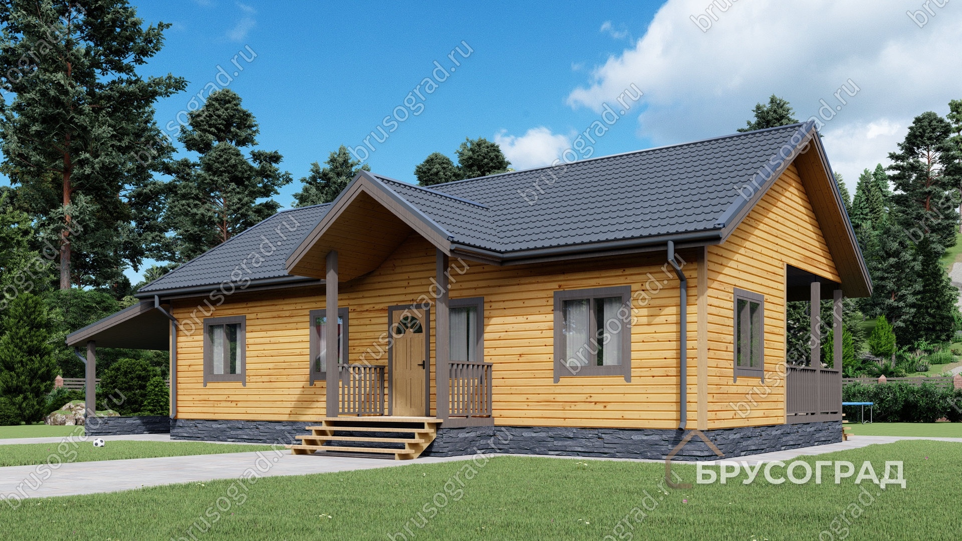 Главный вид проект П-95