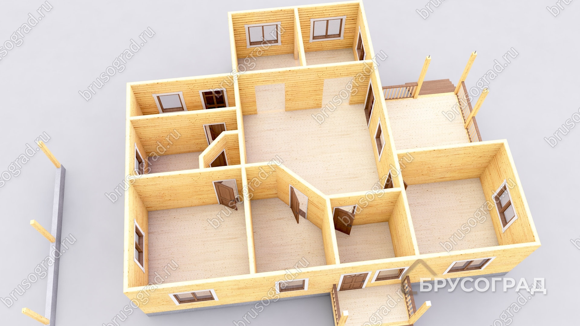 3д план проект П-95